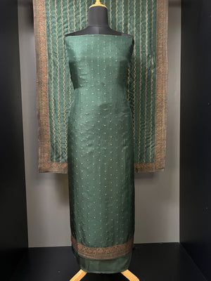 Zari Butta Weaved Banarasi Silk Salwar Set | MS790