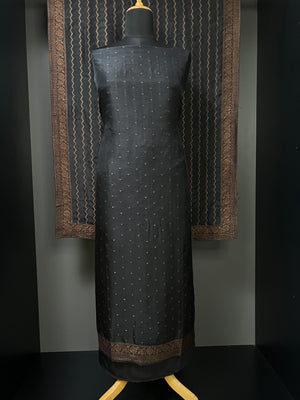 Zari Butta Weaved Banarasi Silk Salwar Set  | MS789