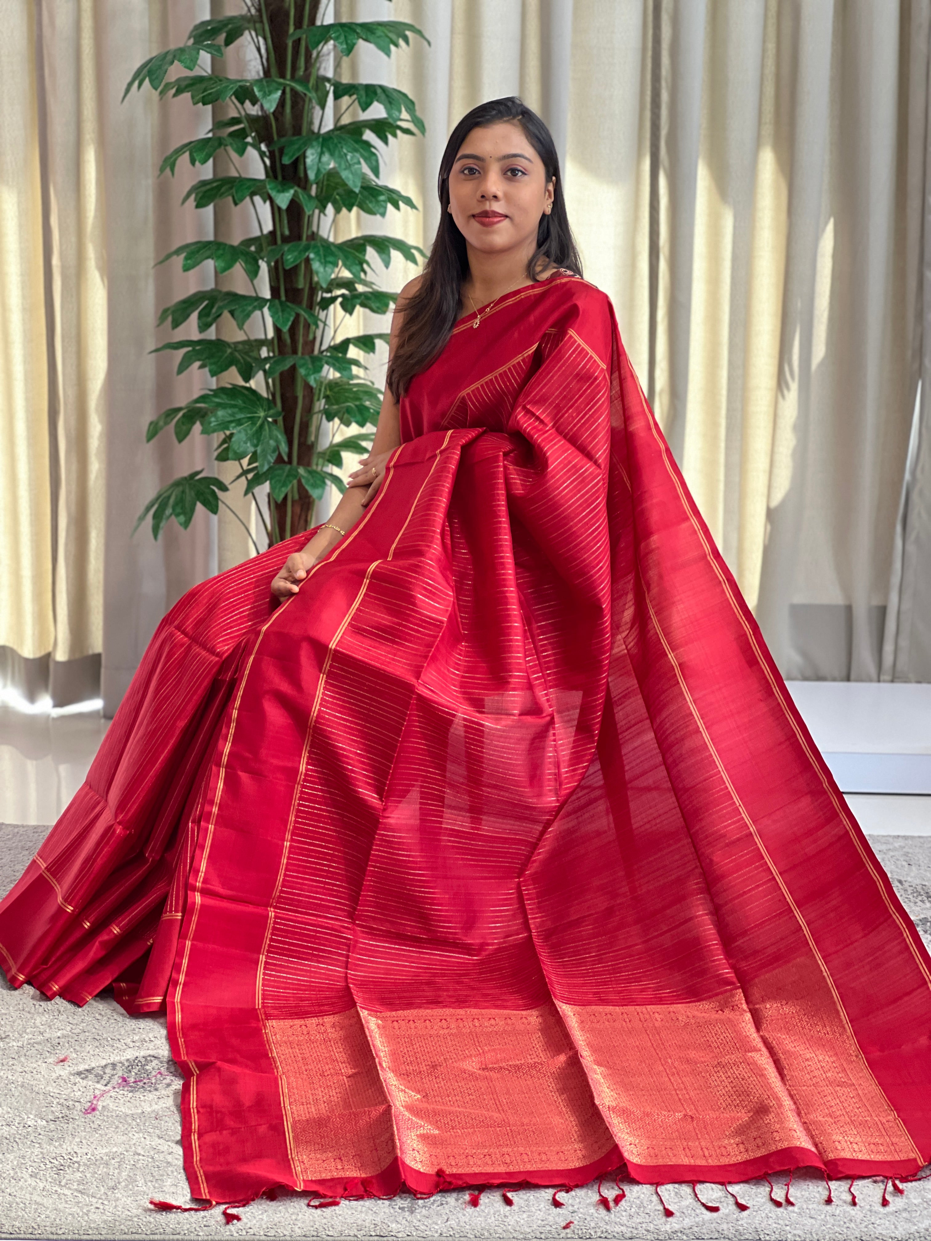 Rettapet Pattern Soft Silk Saree | SMT120