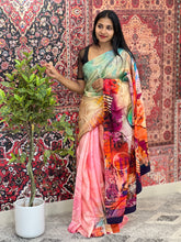 Printed Design Crepe Saree | MRD350