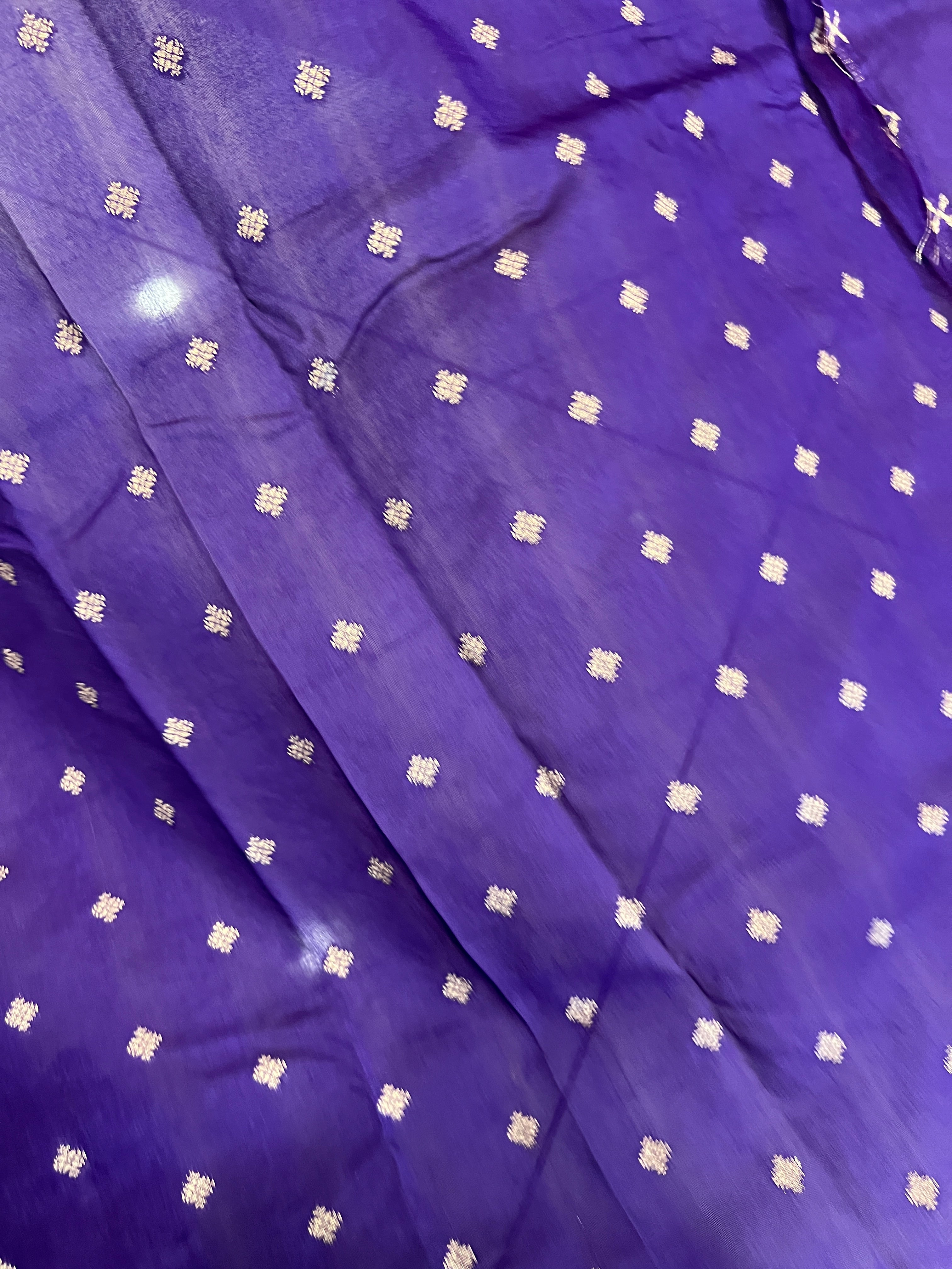 Leaf Pattern Banarasi Silk Saree | NN285