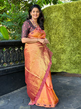 Twine Cutwork Embroidery Design Soft Silk Kanchipuram Saree | TC263