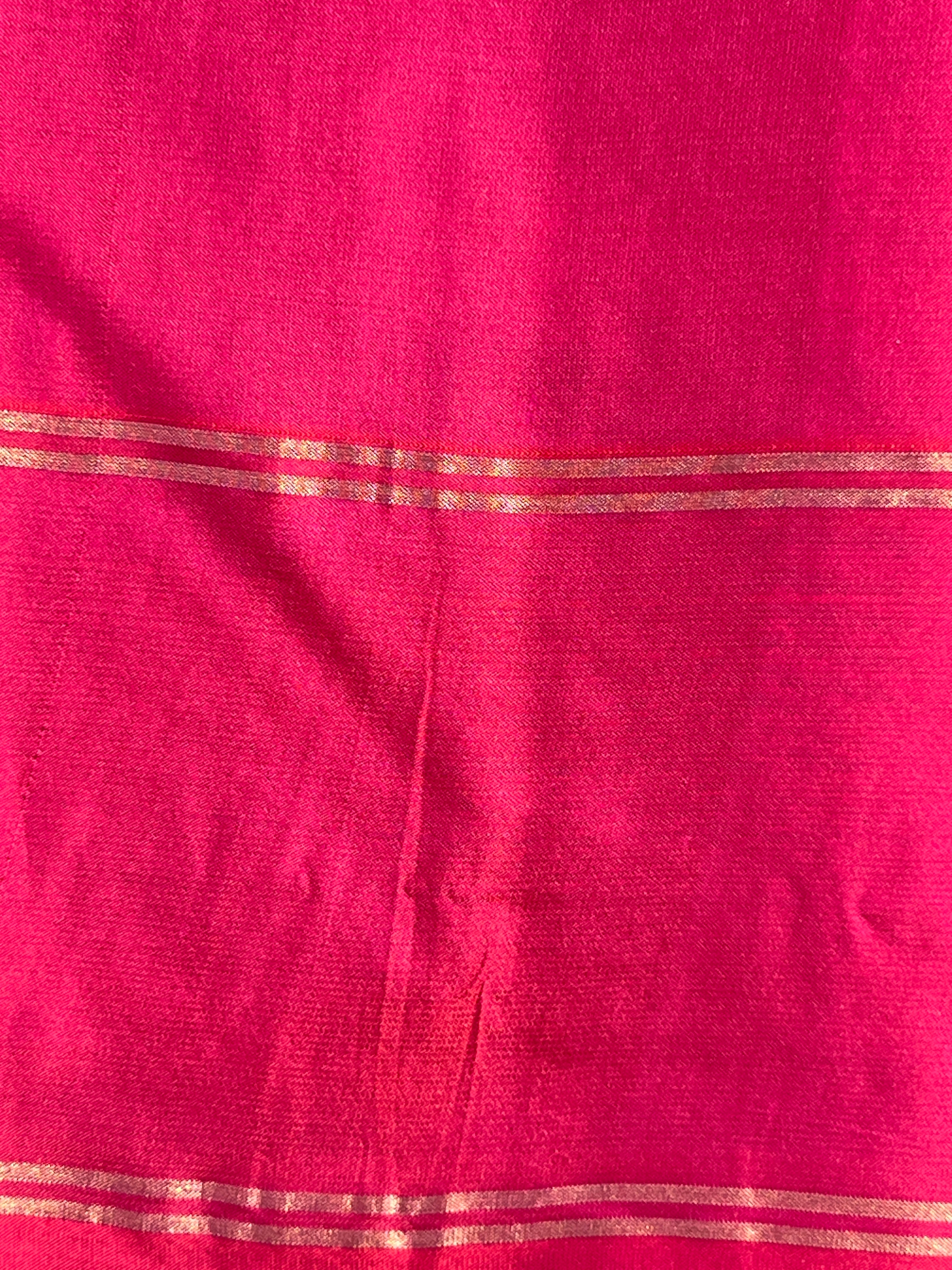 Traditional Kolam Pattern Soft Silk Saree | SMT128