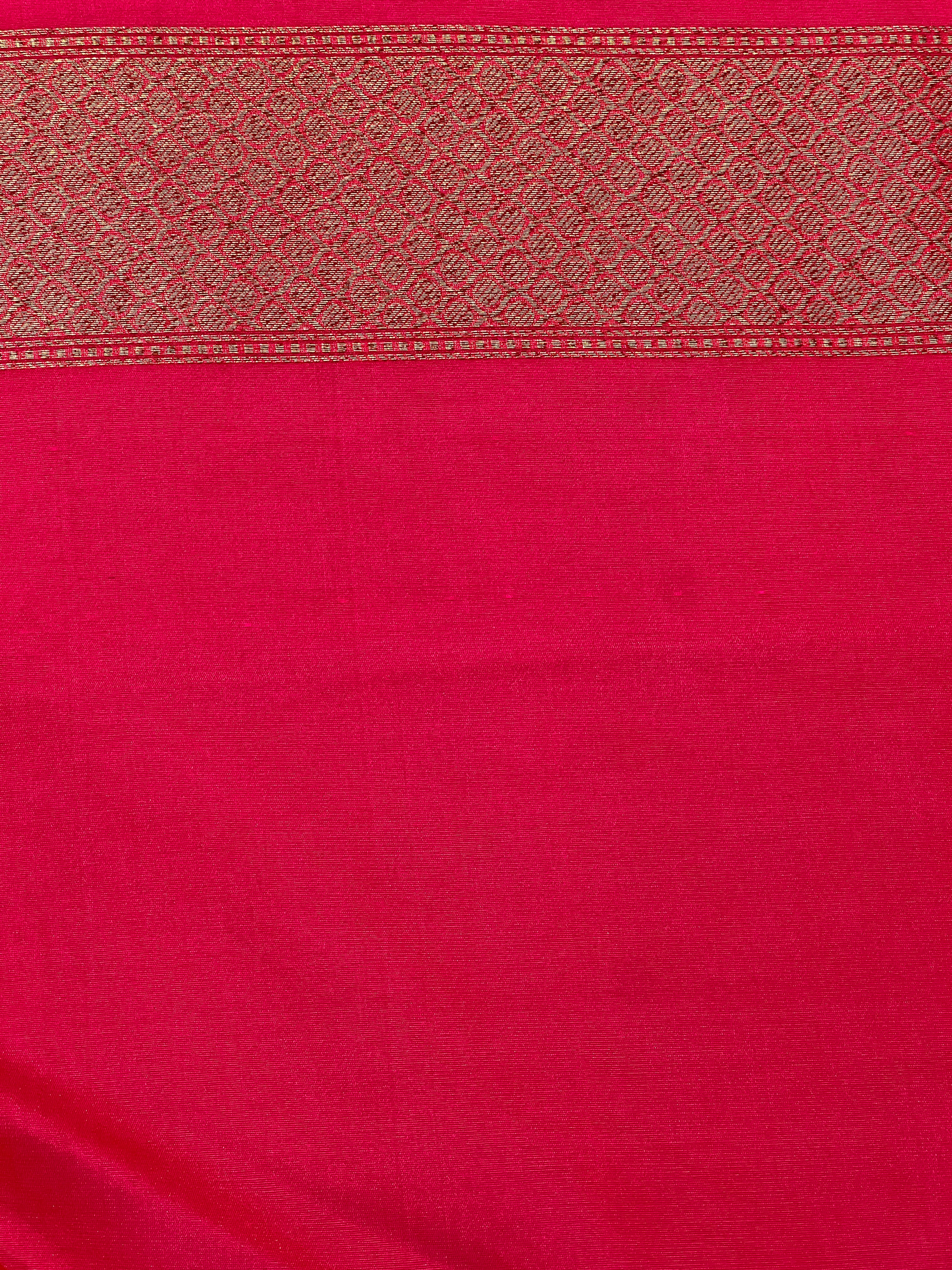 Brocade Patterned Semi Banarasi Saree | YNG1112