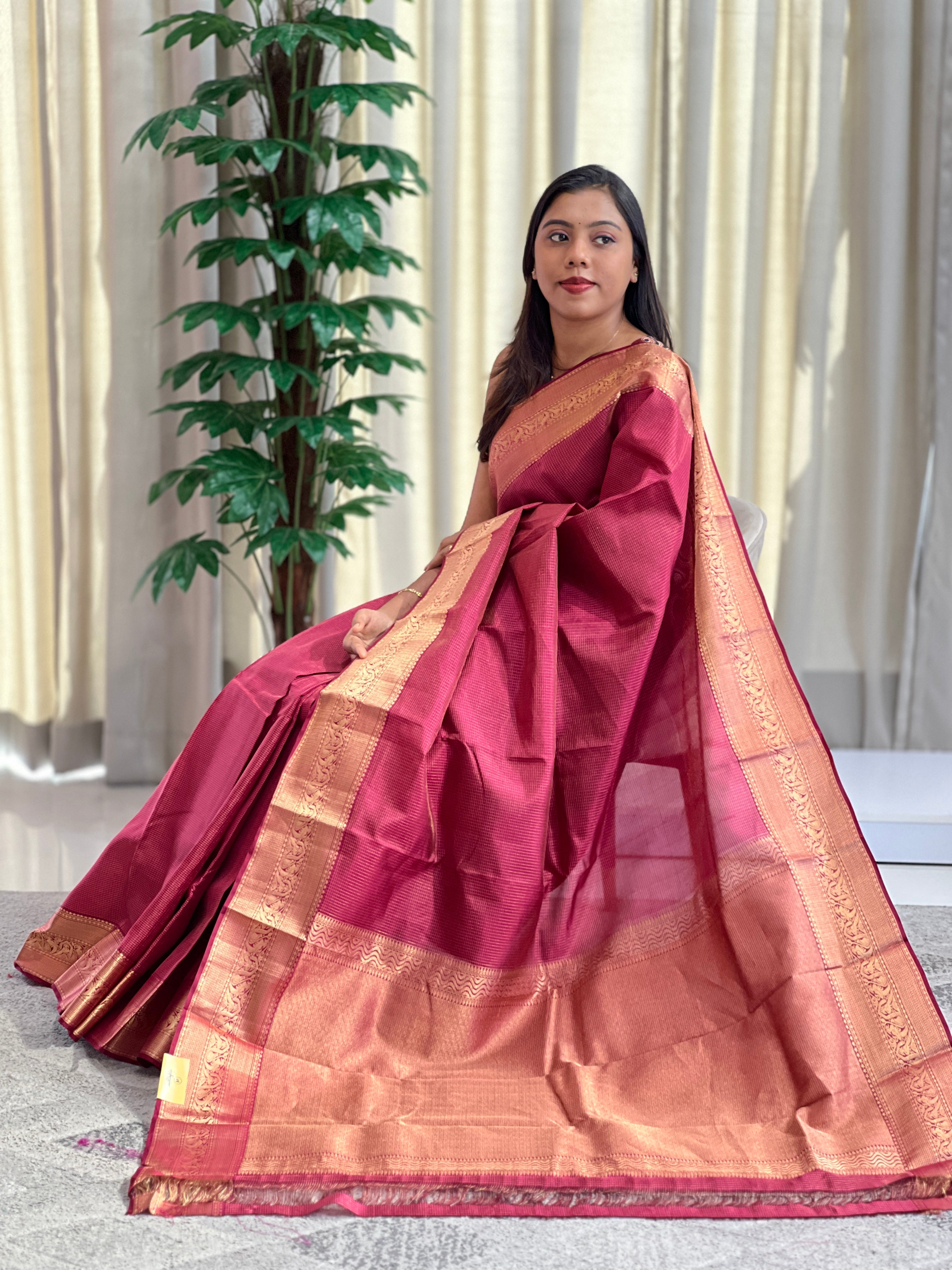 Khattam Soft Silk Saree With Traditional Kuttu Borders | SMT103