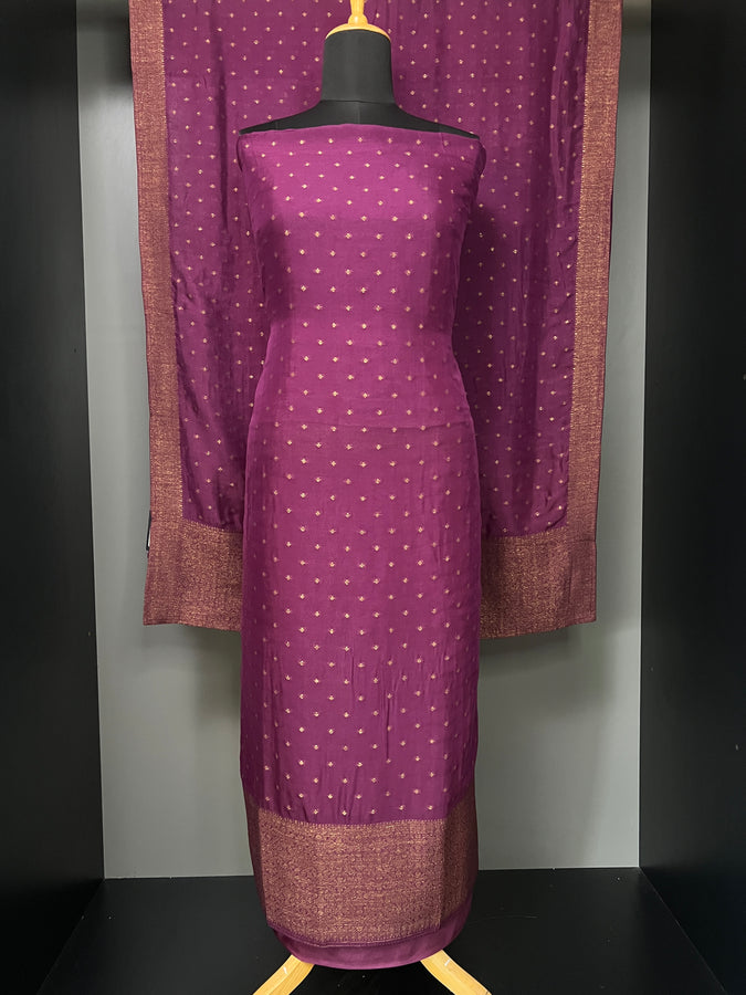 Banarasi Buta Weaved Georgette Salwar Set | MS796
