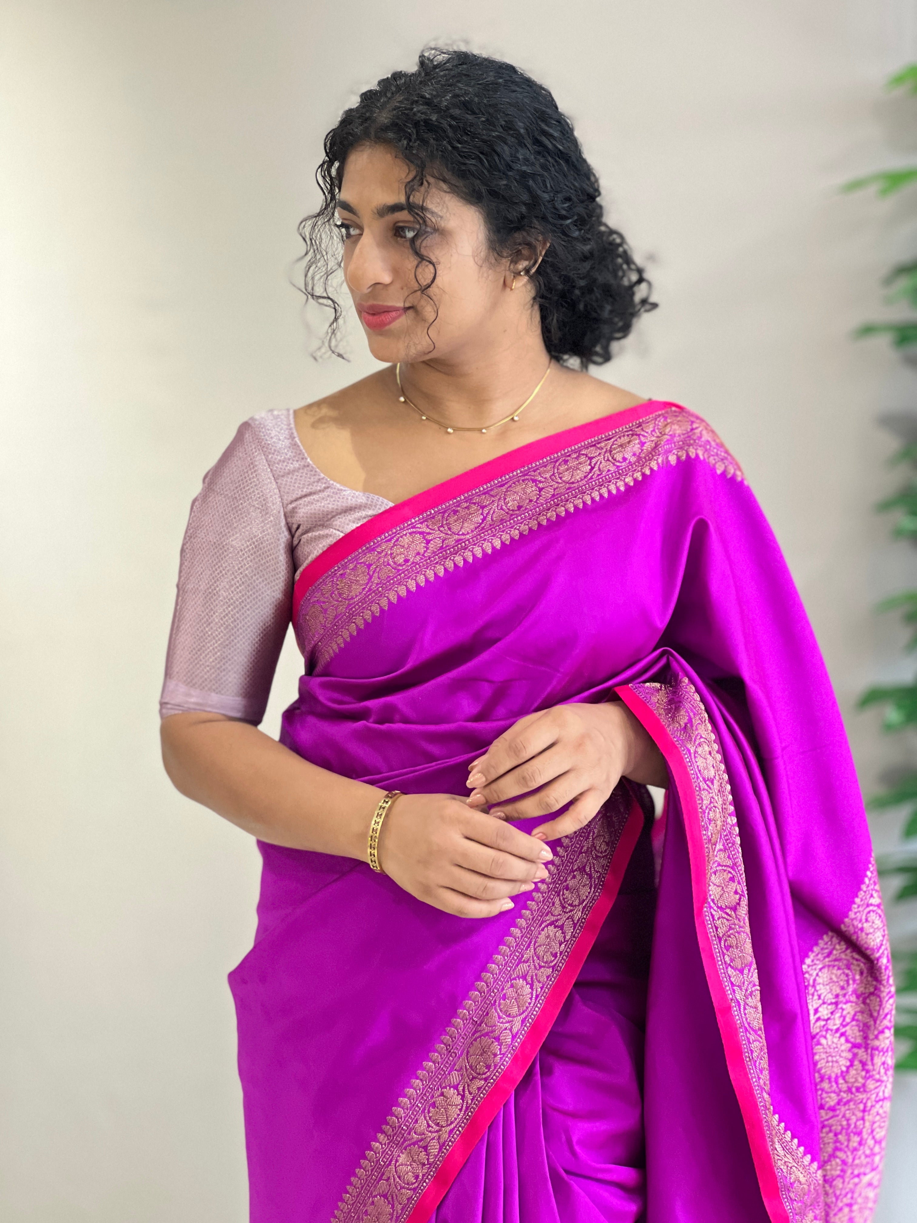 Floral Jaal Designed Banarasi Saree | JDS130