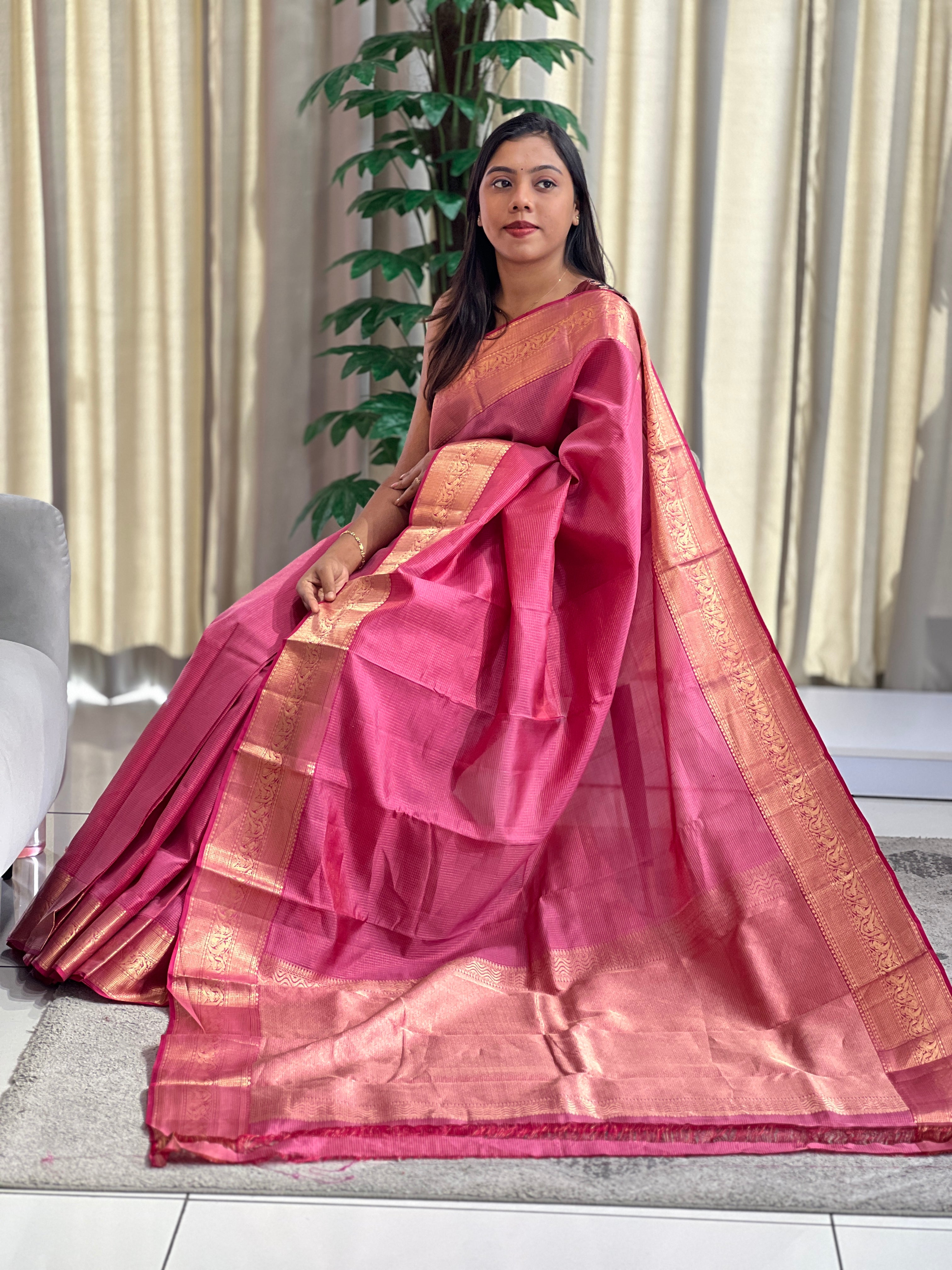 Khattam Soft Silk Saree With Traditional Kuttu Borders | SMT101