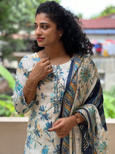 Floral Printed Cotton Blended Kurta Set | FW136
