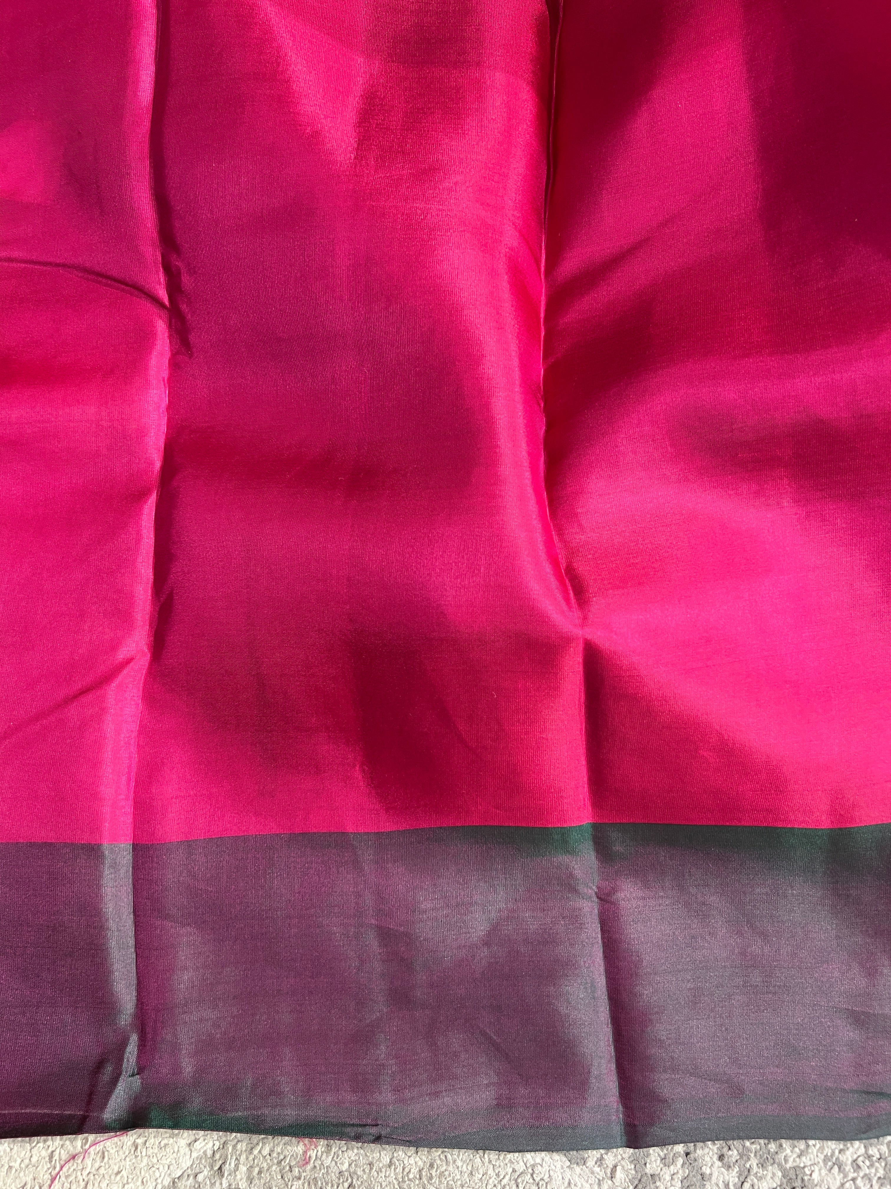 Soft Silk Saree With Contrast Borders | RAT111