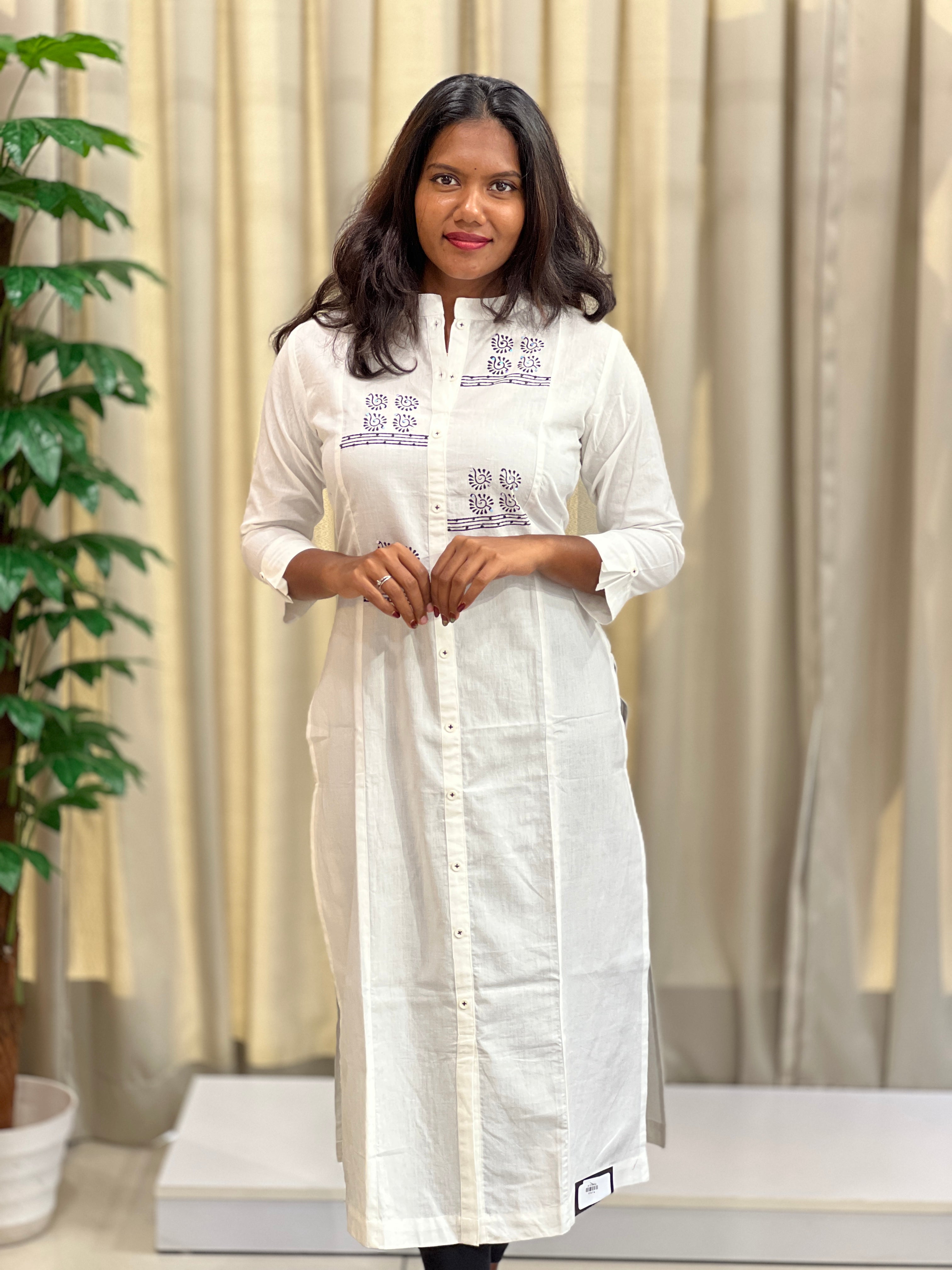 Printed Pattern Cotton Kurta | PGI164