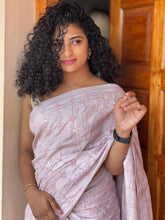 Kutch Work Design Pure Tussar  Saree | SBS632