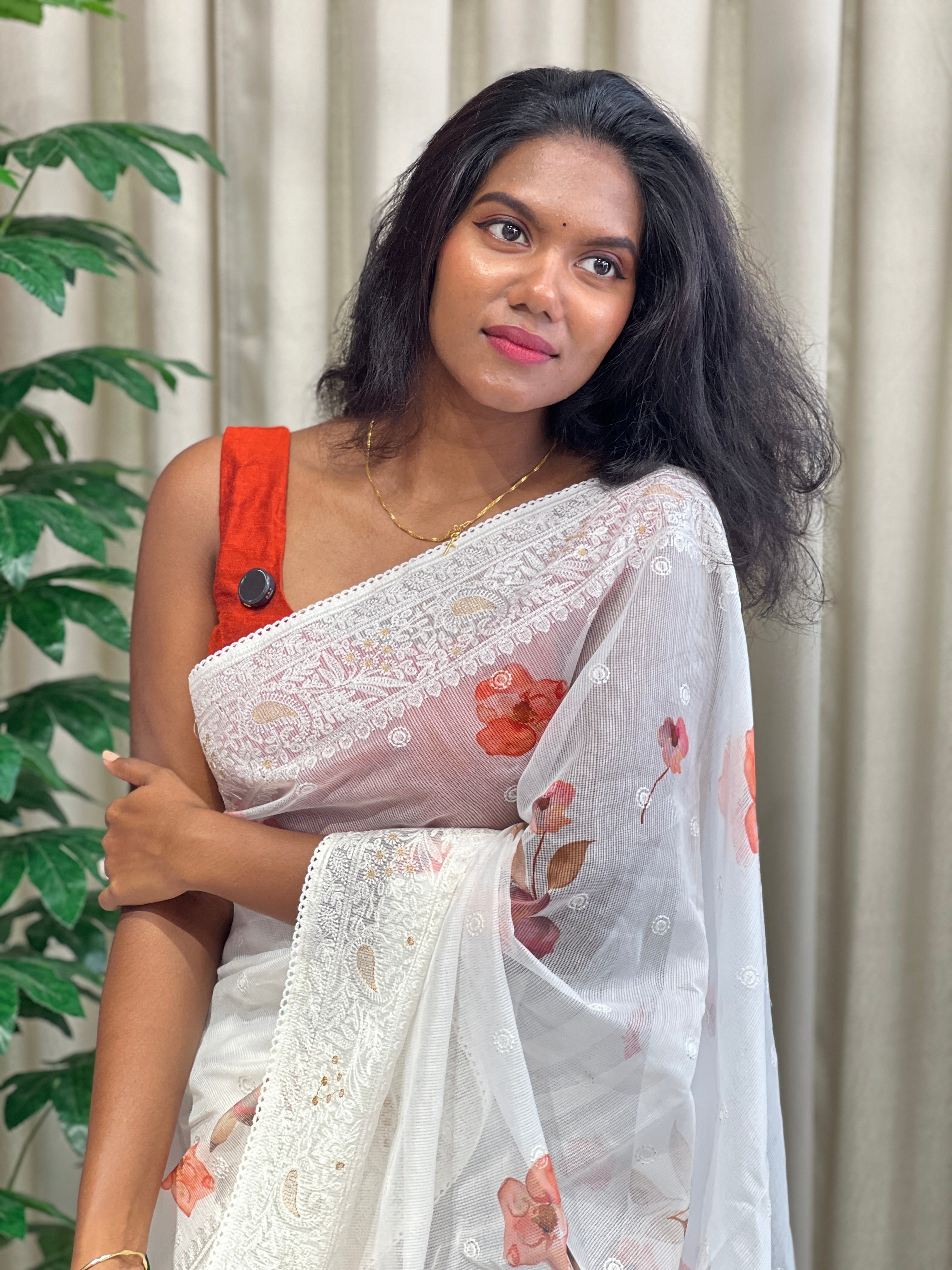 Floral Digital Printed Kota Saree | MR480