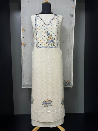 Hand Embroidery Cotton Salwar Set |  PHU200