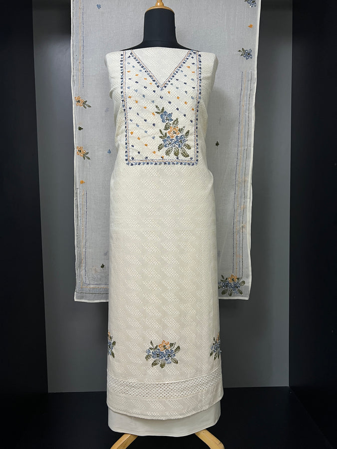 Hand Embroidery Cotton Salwar Set |  PHU200