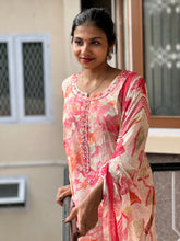 Floral Print Design Muslin Finish Kurta Set | FW116