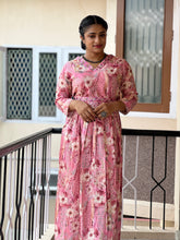 Floral Printed Muslin Finish Kurta | FW134
