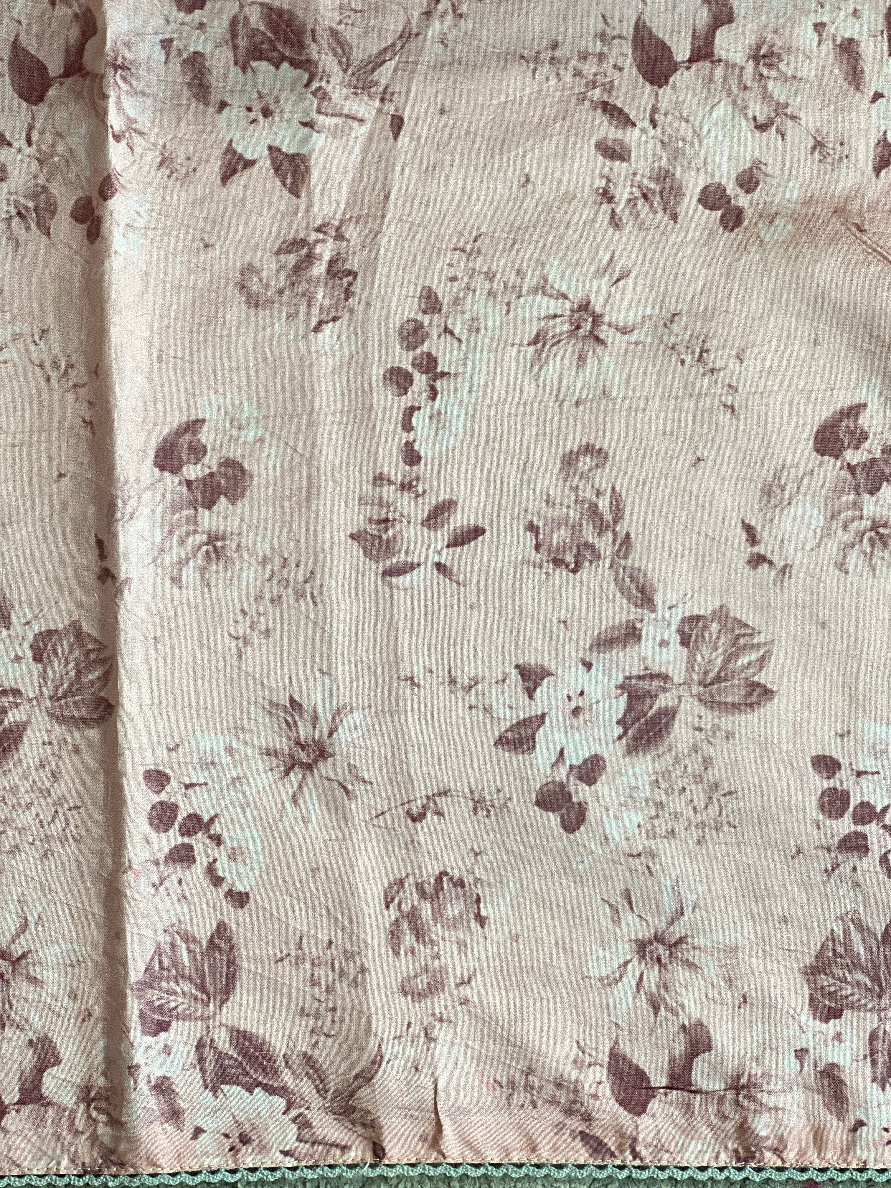 Digital Printed Embroidered Organza Saree | SMC220