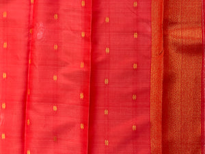 Traditional Zari Woven Brocade Patterned Semi Silk Saree | KAC171