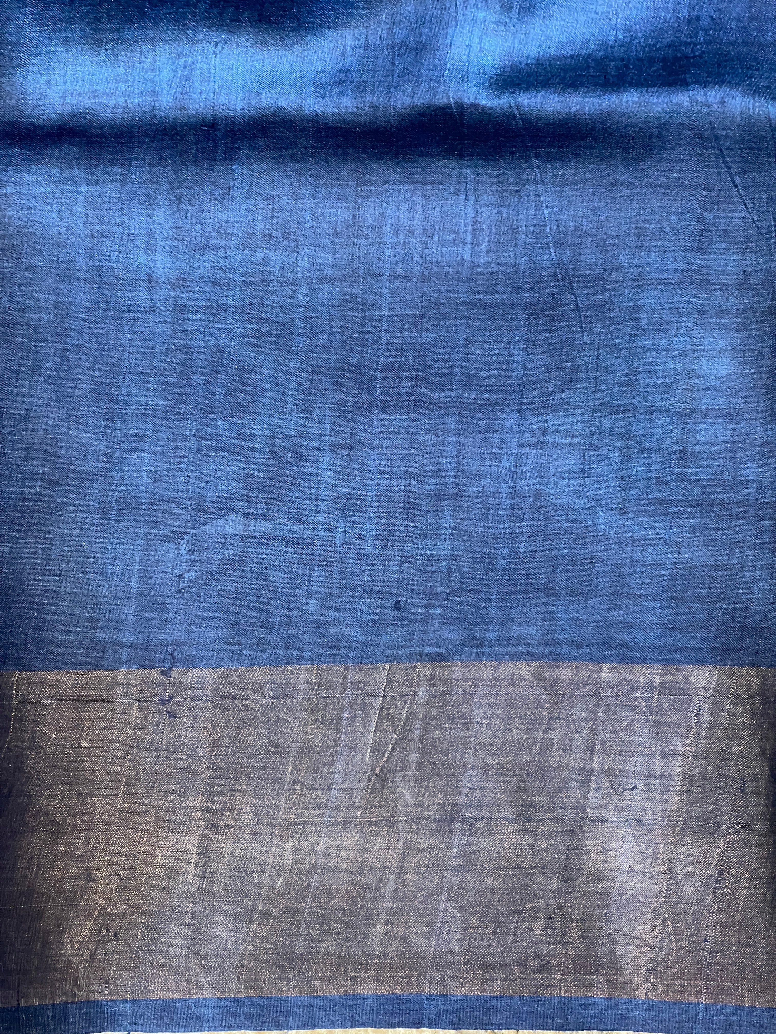 Shibori Tie & Dye Print Patterned Desi Tussar Saree | RGD1052