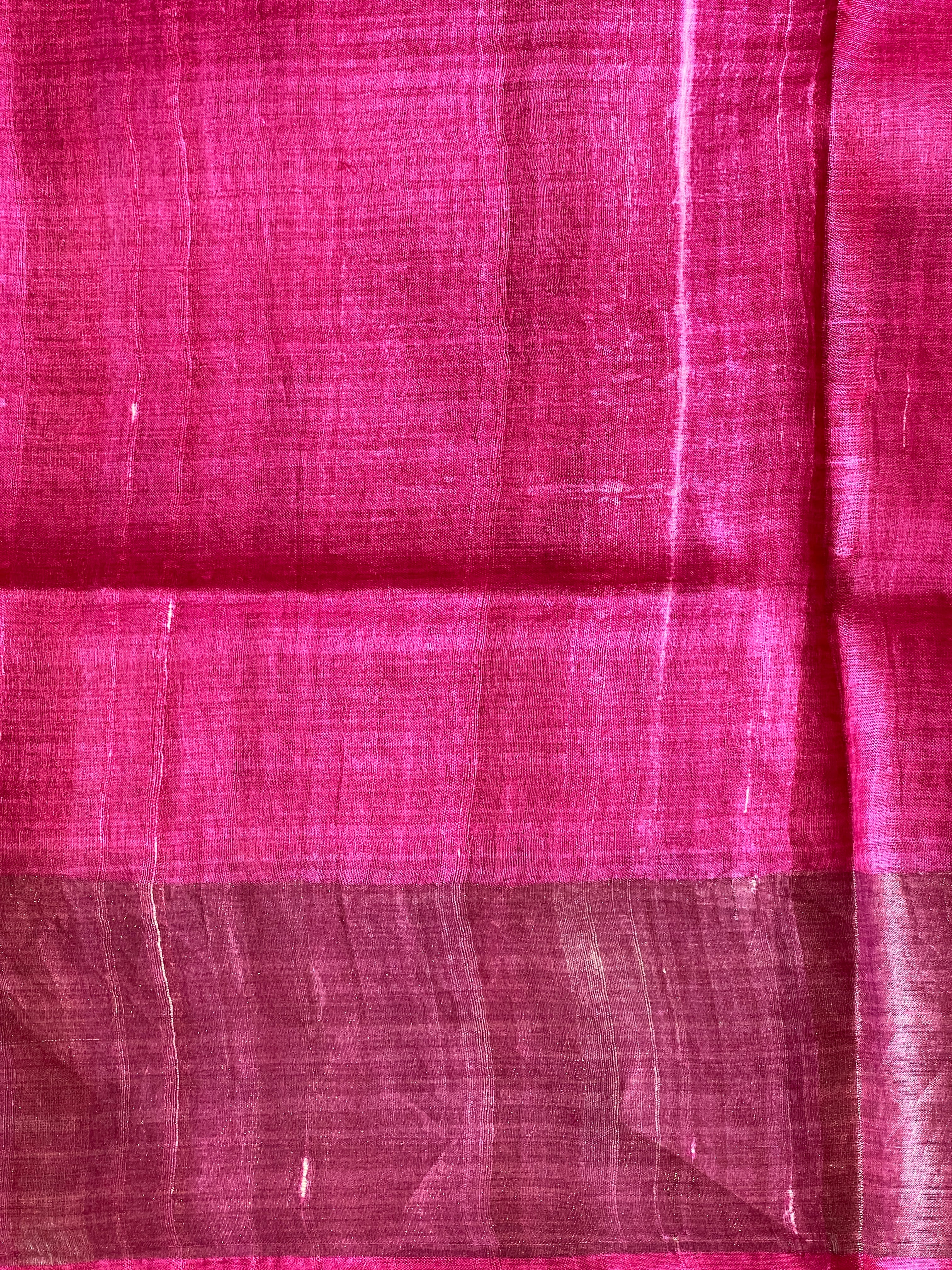 Shibori Tie & Dye Print Patterned Desi Tussar Saree | RGD1051