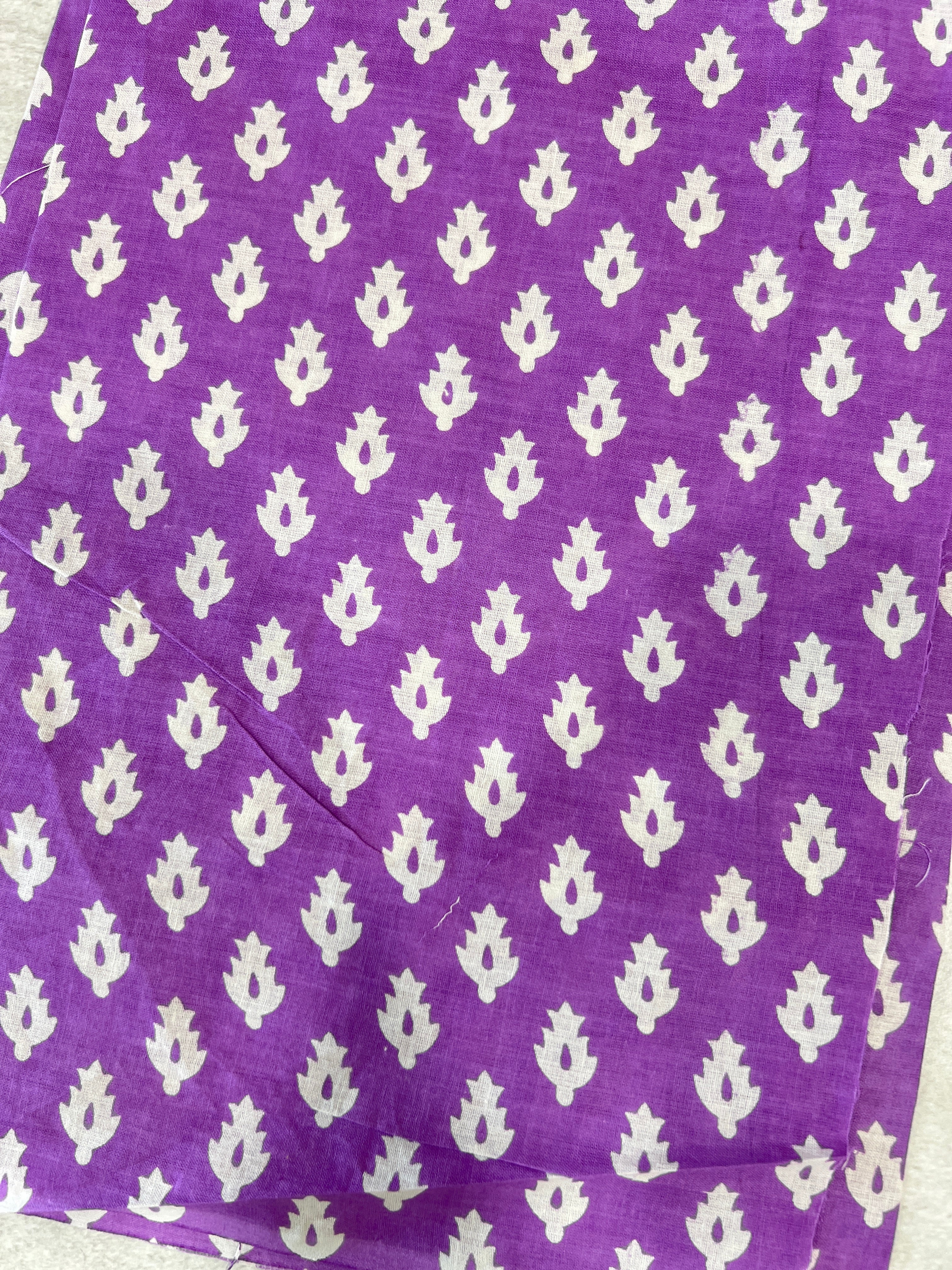 Floral Printed Cotton Saree | VDA267