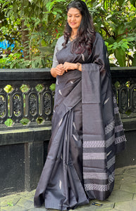 Kesiya Weaved Semi Silk Saree | PD353