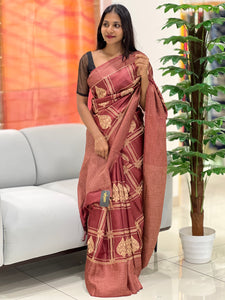 Embroidery Detailed Tussar Saree | RGD231