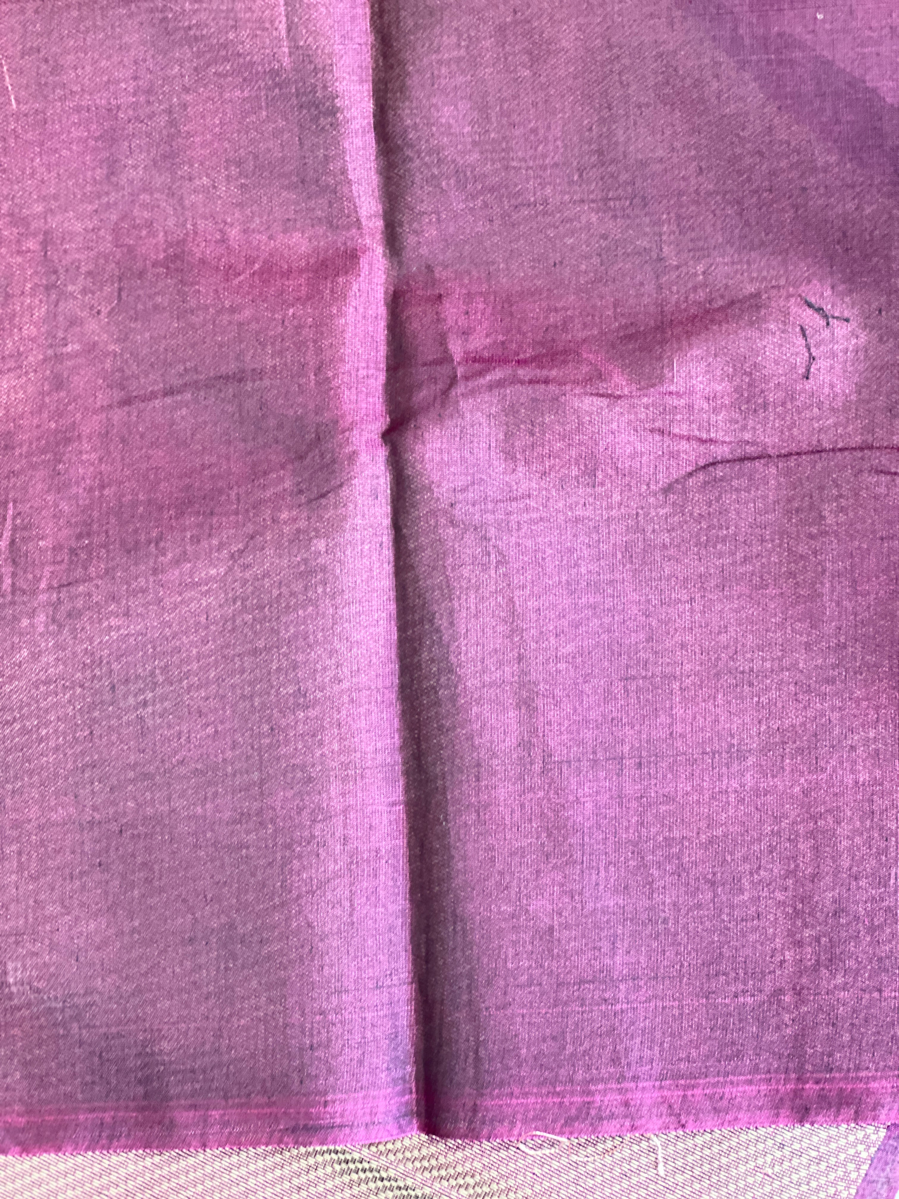 Floral Pattern Cotton Silk Saree | KTS174