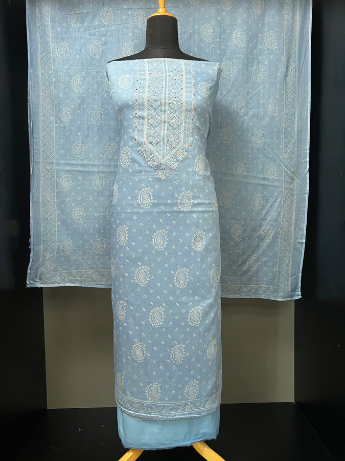 Bandhini Printed Pattern Soft Cotton Salwar Set | SW2083