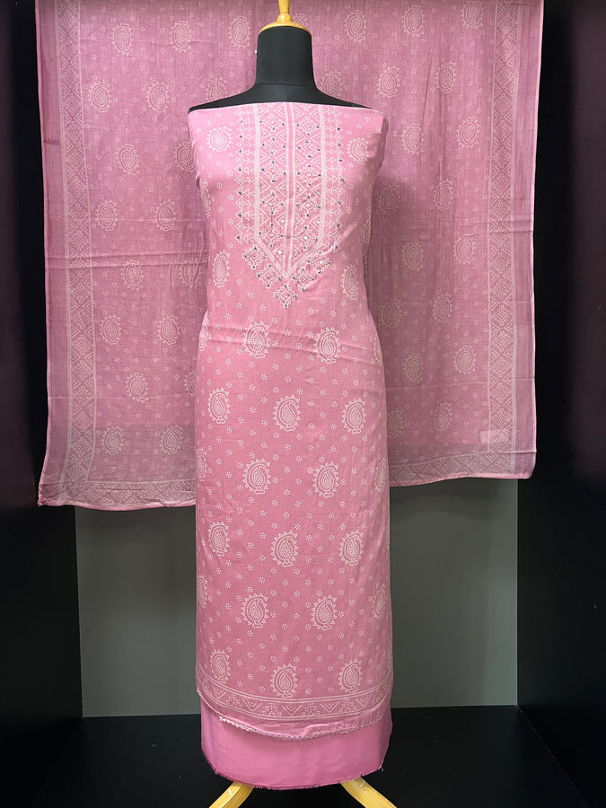 Bandhini Printed Pattern Soft Cotton Salwar Set | SW2084