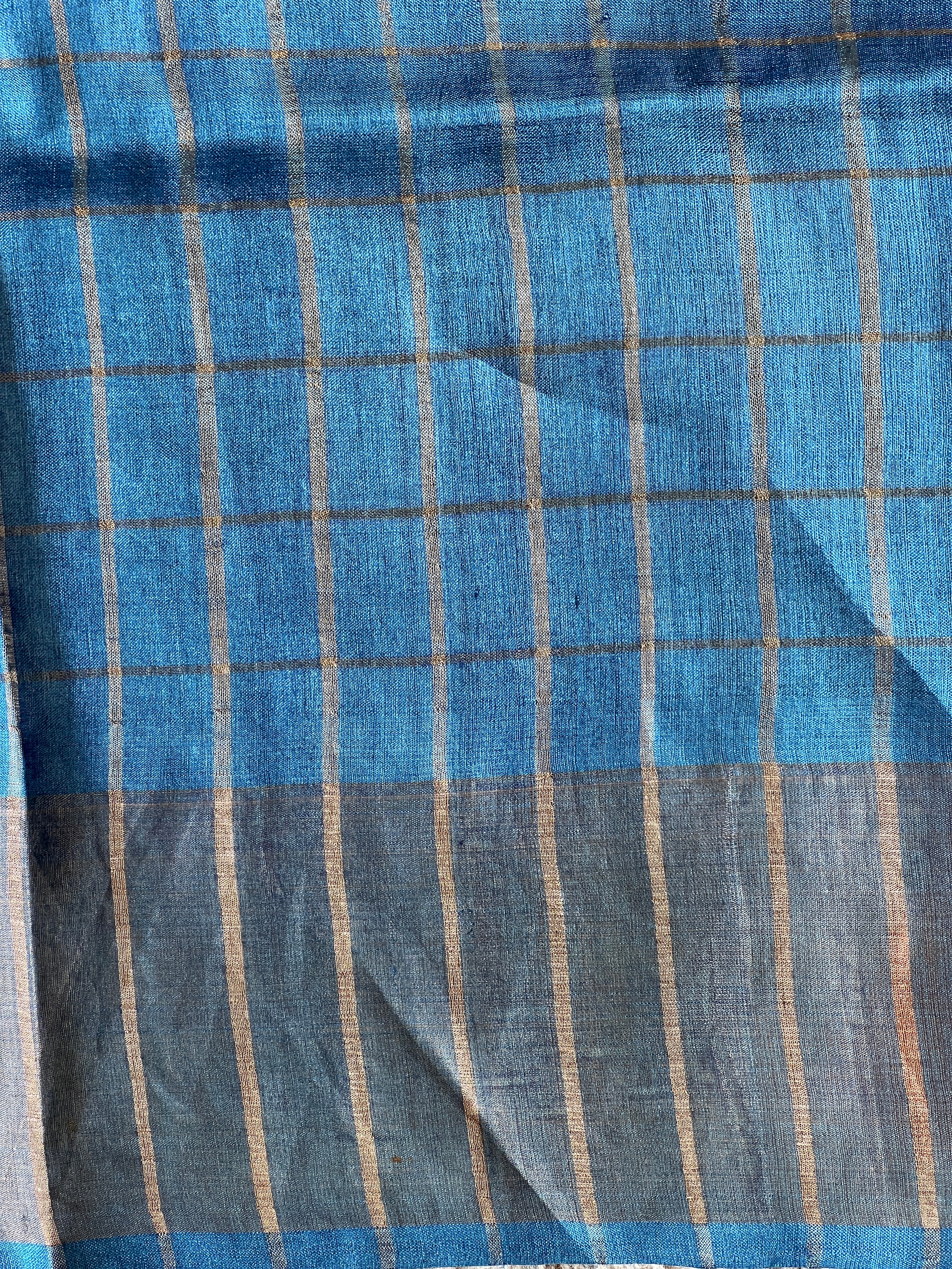 Floral Print Detailed Tussar Saree | RGD1050