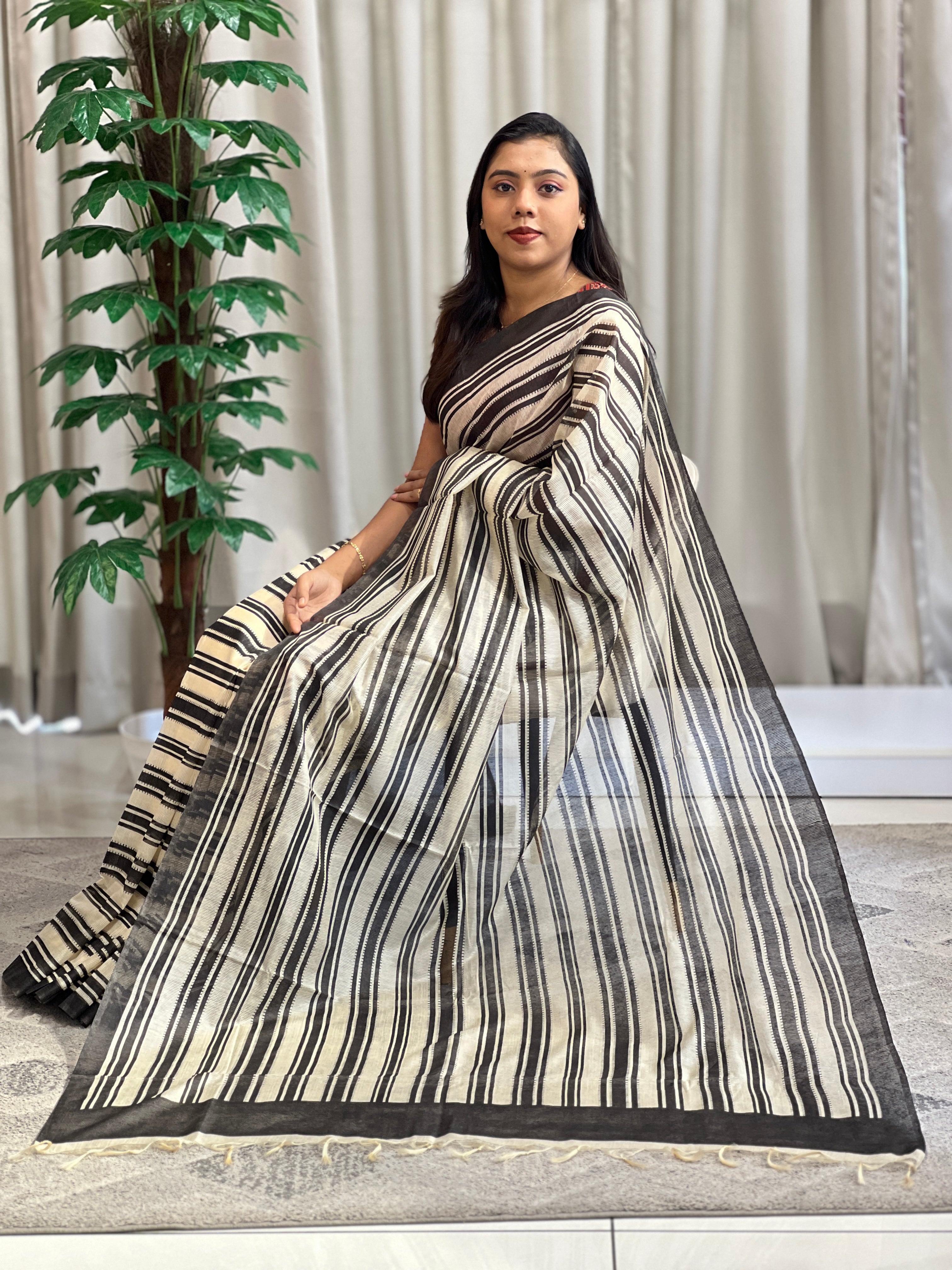 Printed Pattern Supernet Kota Saree | SS1474
