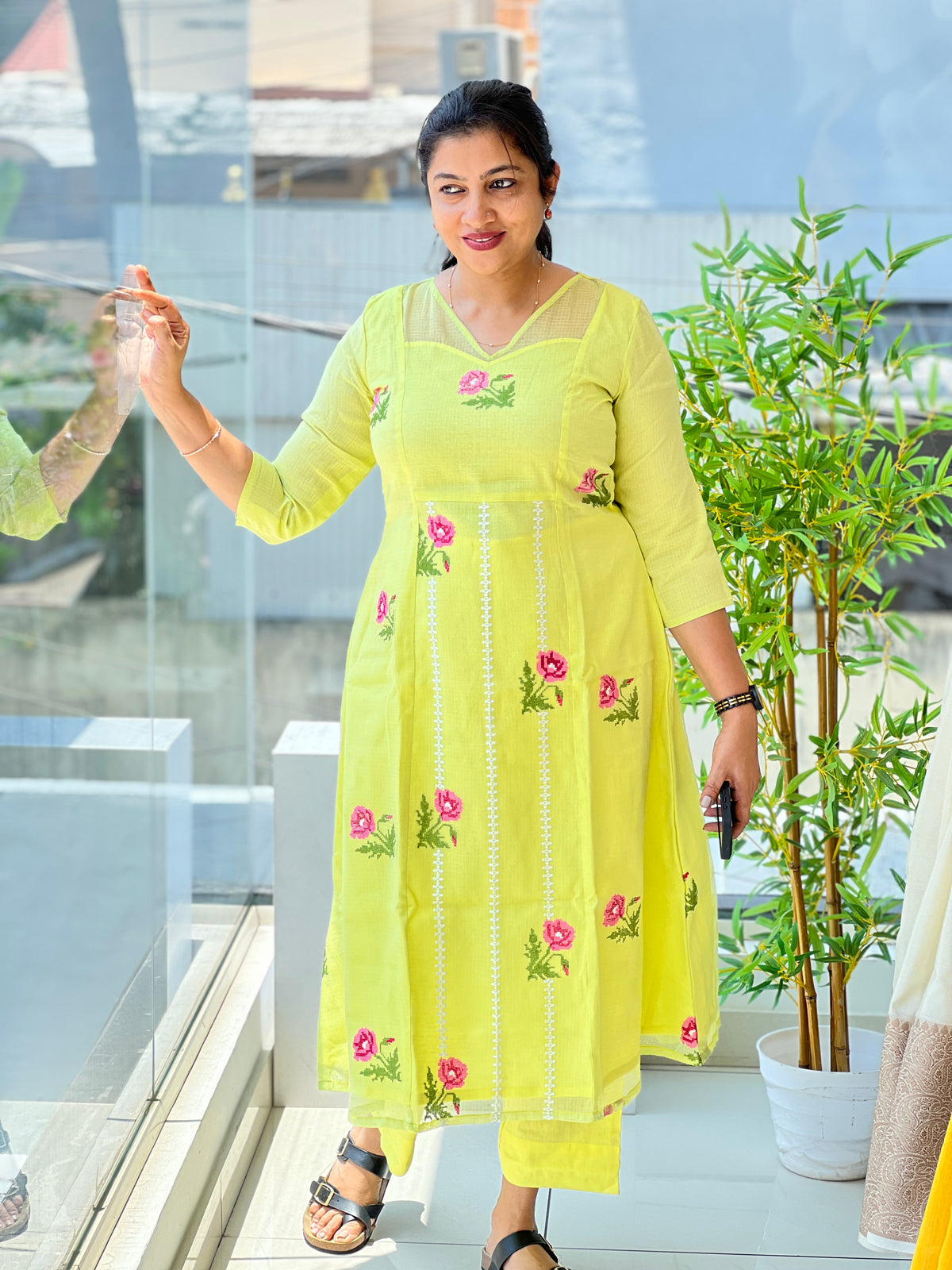Cross Stitch Pattern Kota Salwar Set | RK337
