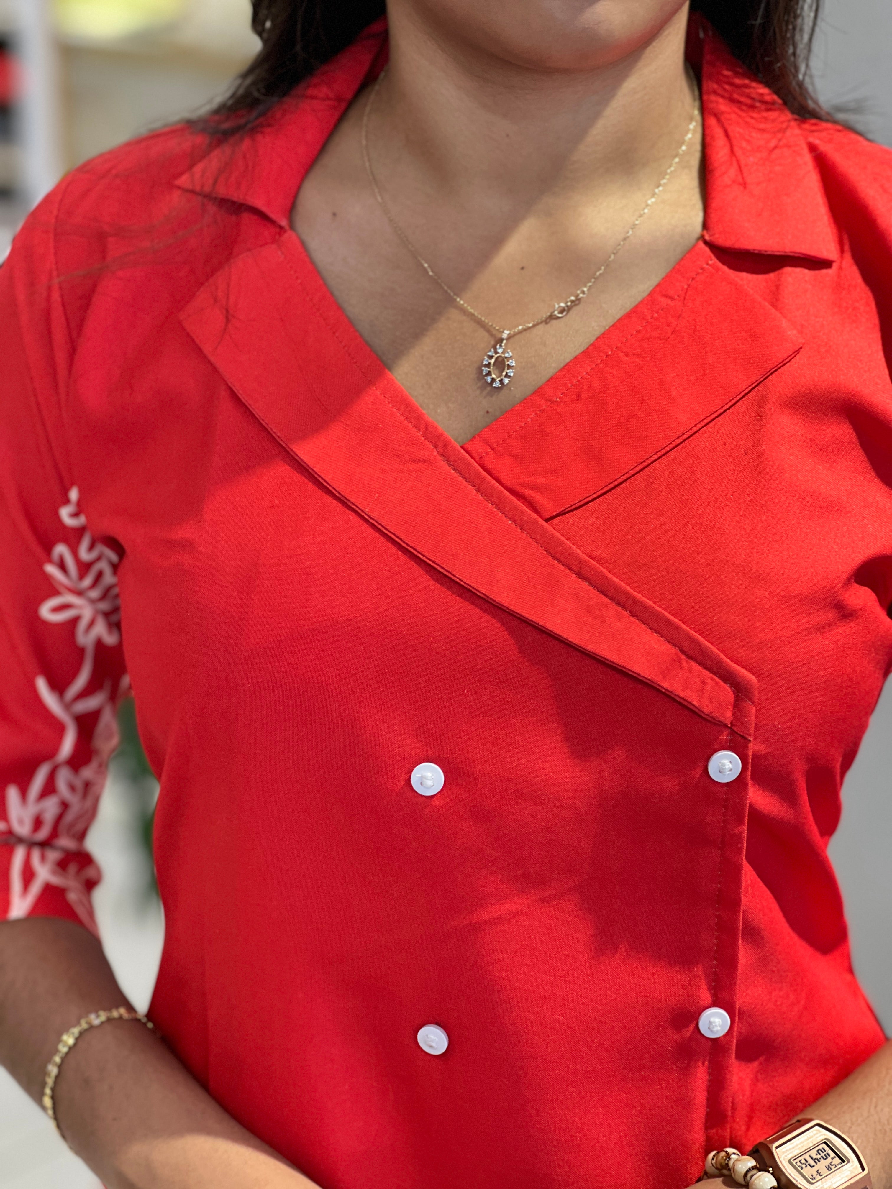 Floral Printed Cotton Kurta | MSN196