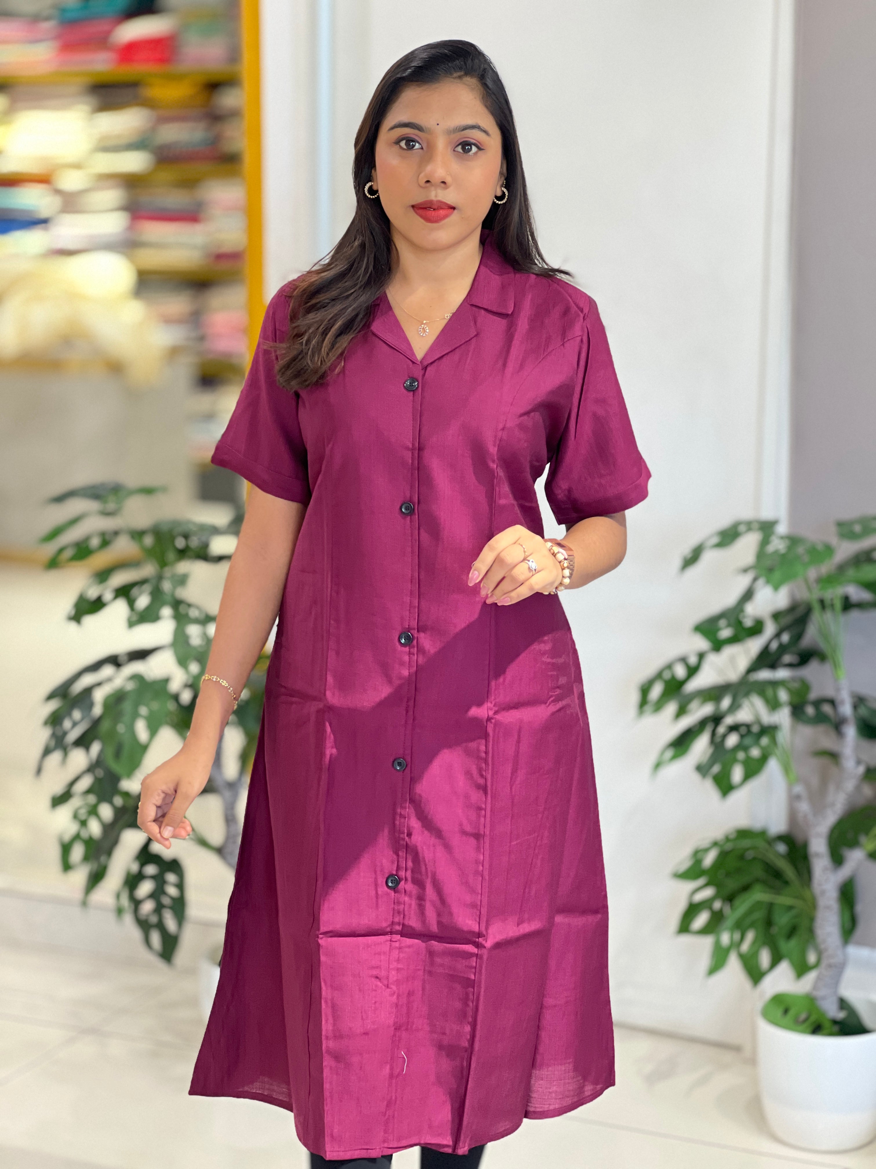 Solid Rayon Kurta | MSN179