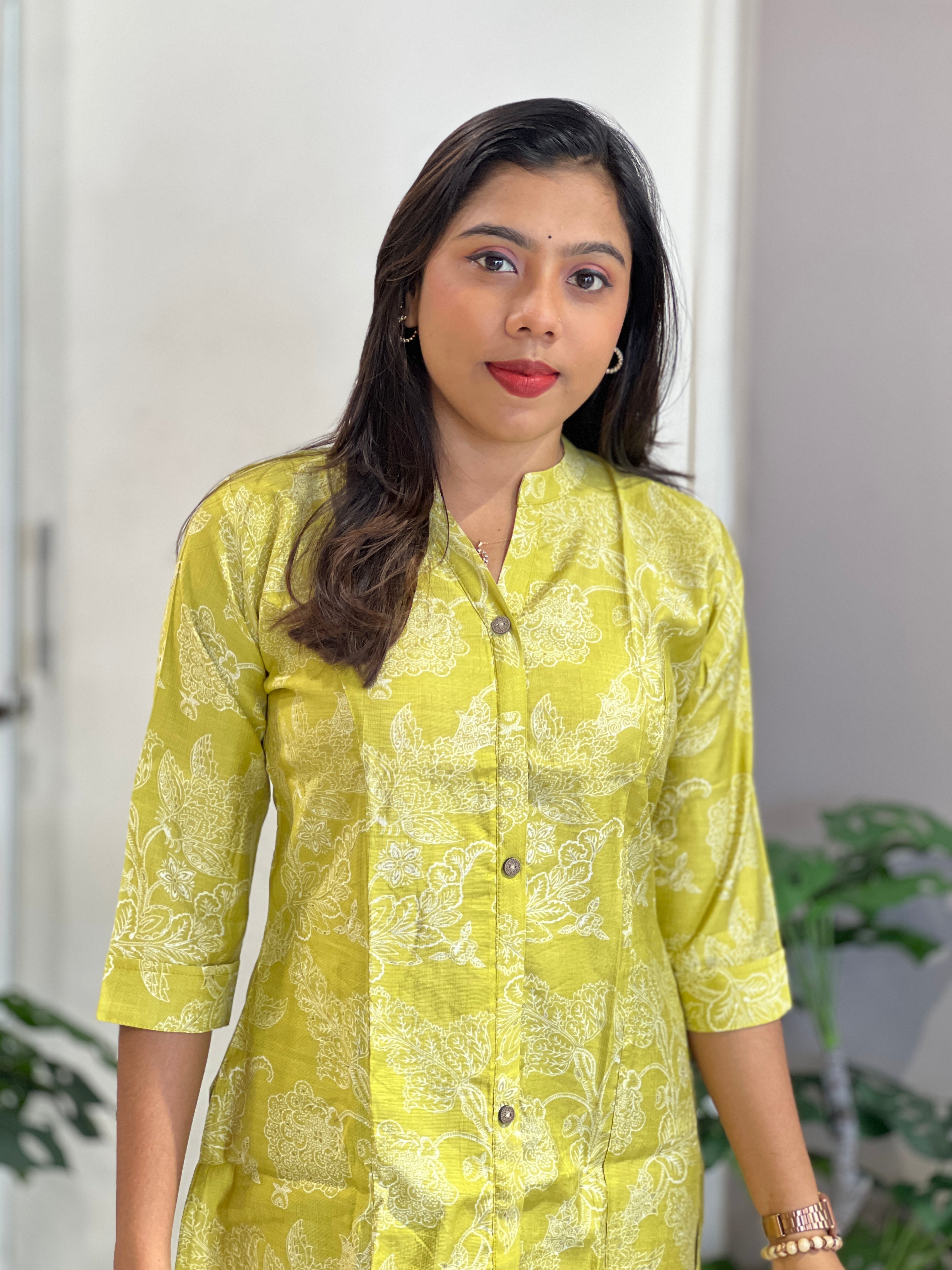 Floral Printed Rayon Kurta |  MSN183