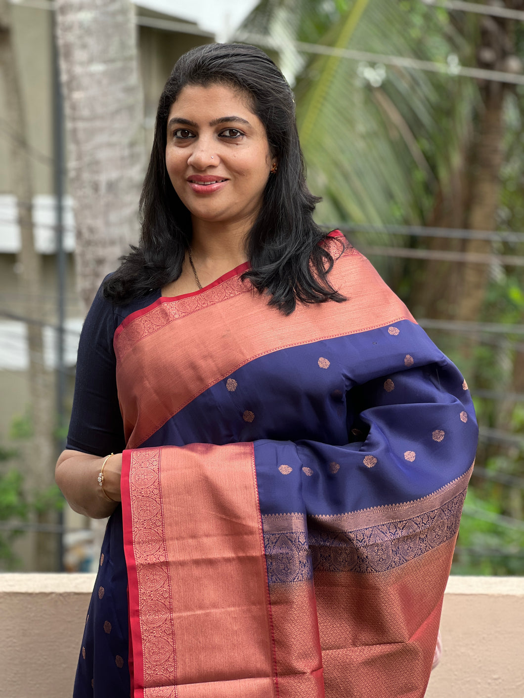 Buttas Weaving Pure Silk Saree | AT128