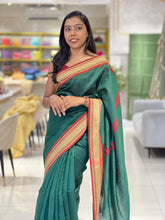 Geometrical Border Pattern  Cotton Blended Saree | RP443