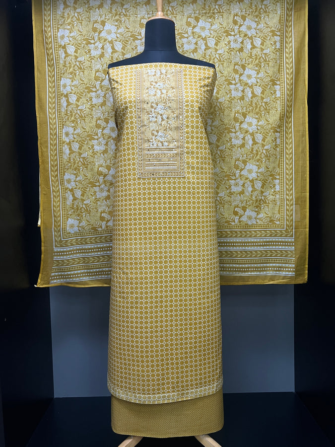 Printed Cotton Salwar Set | DE123
