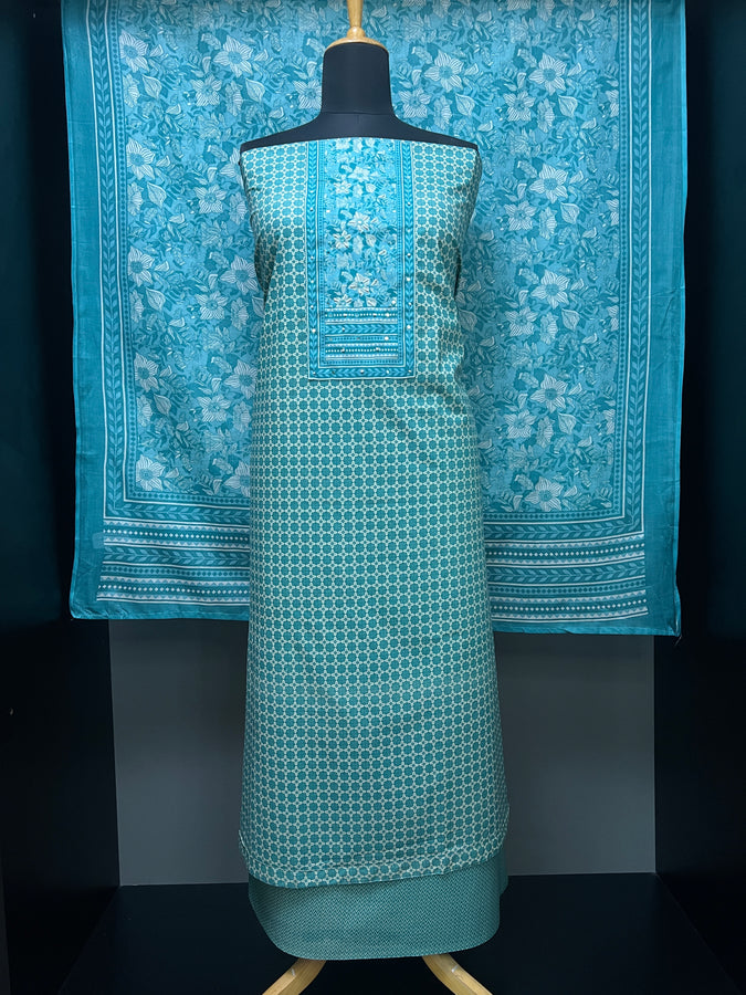 Printed Cotton Salwar Set | DE121