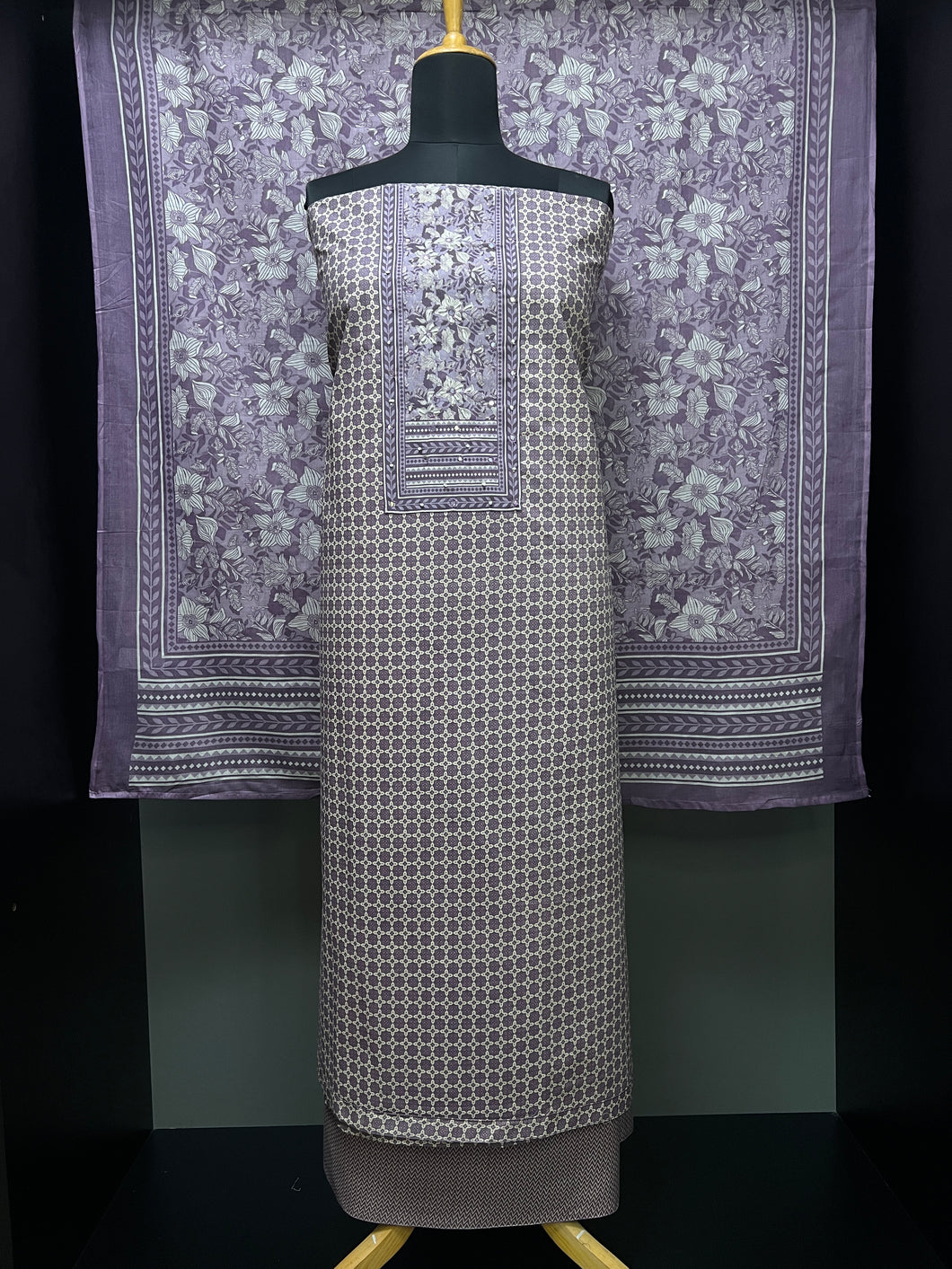 Printed Cotton Salwar Set | DE122