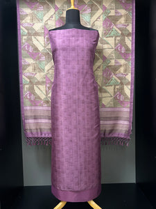 Printed Design Semi Tussar Salwar Set | MS842