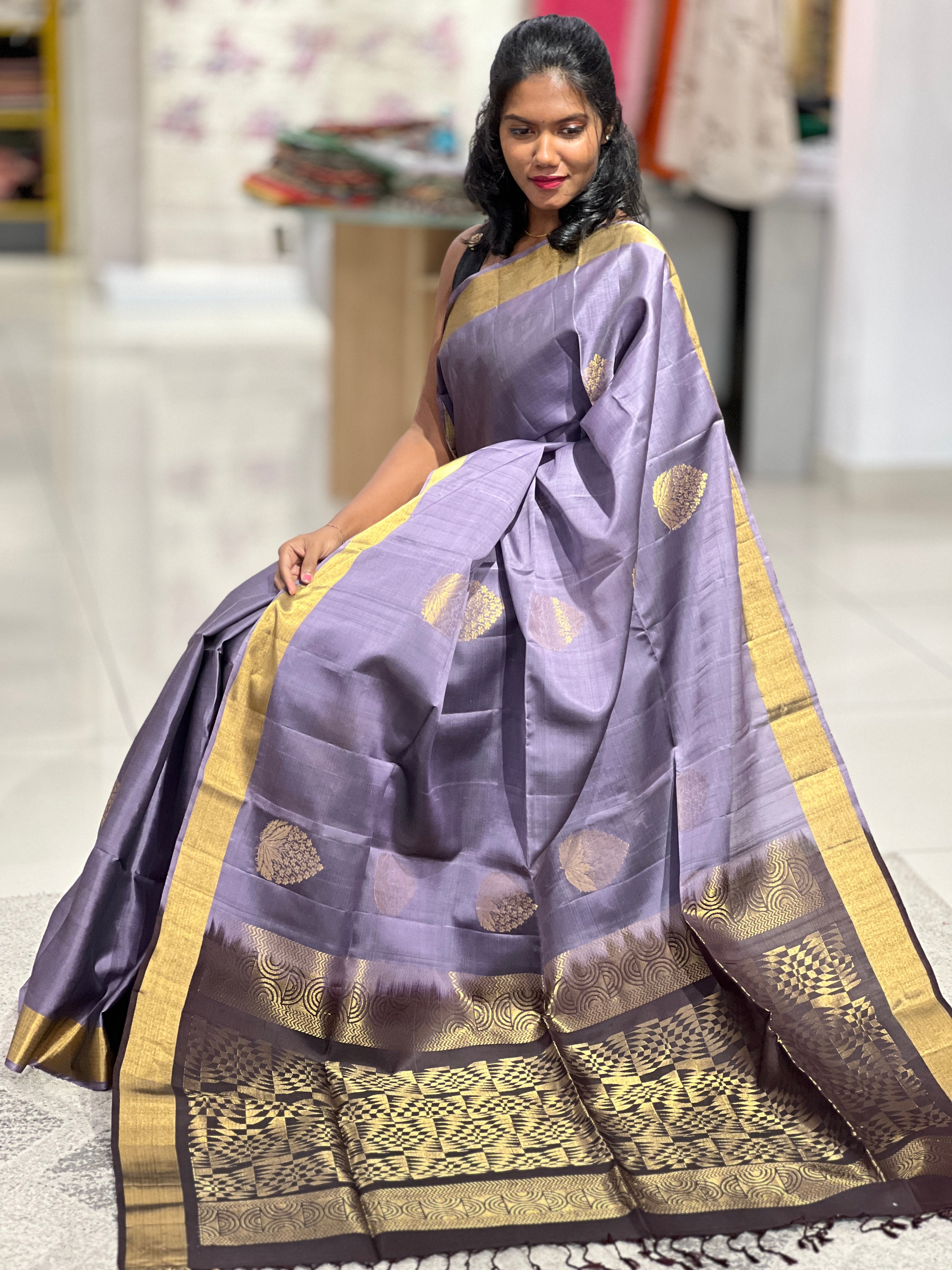 Zari Woven Soft Silk Saree |  TT255