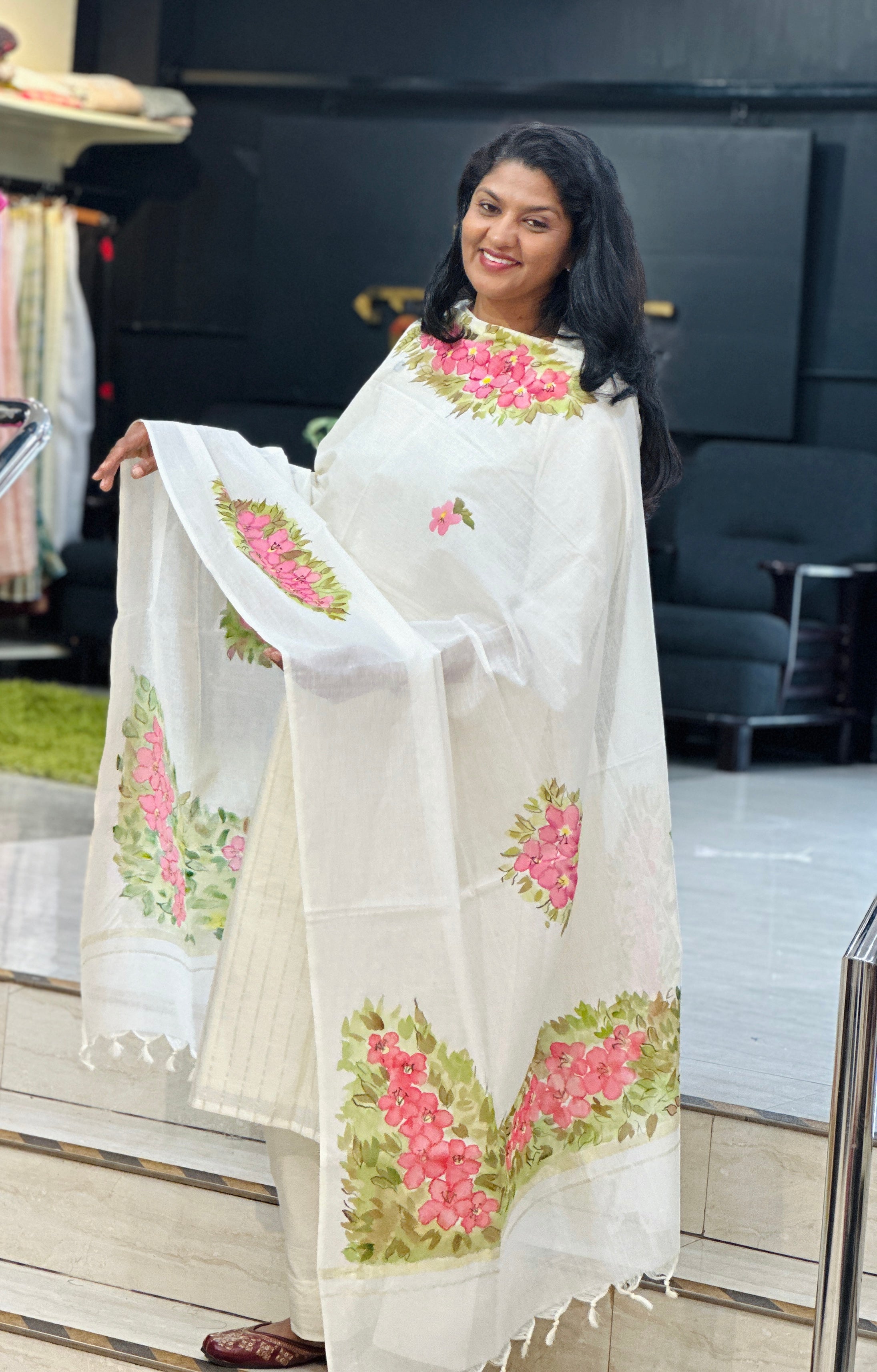 Stripe Pattern Chanderi Salwar Set | ET125