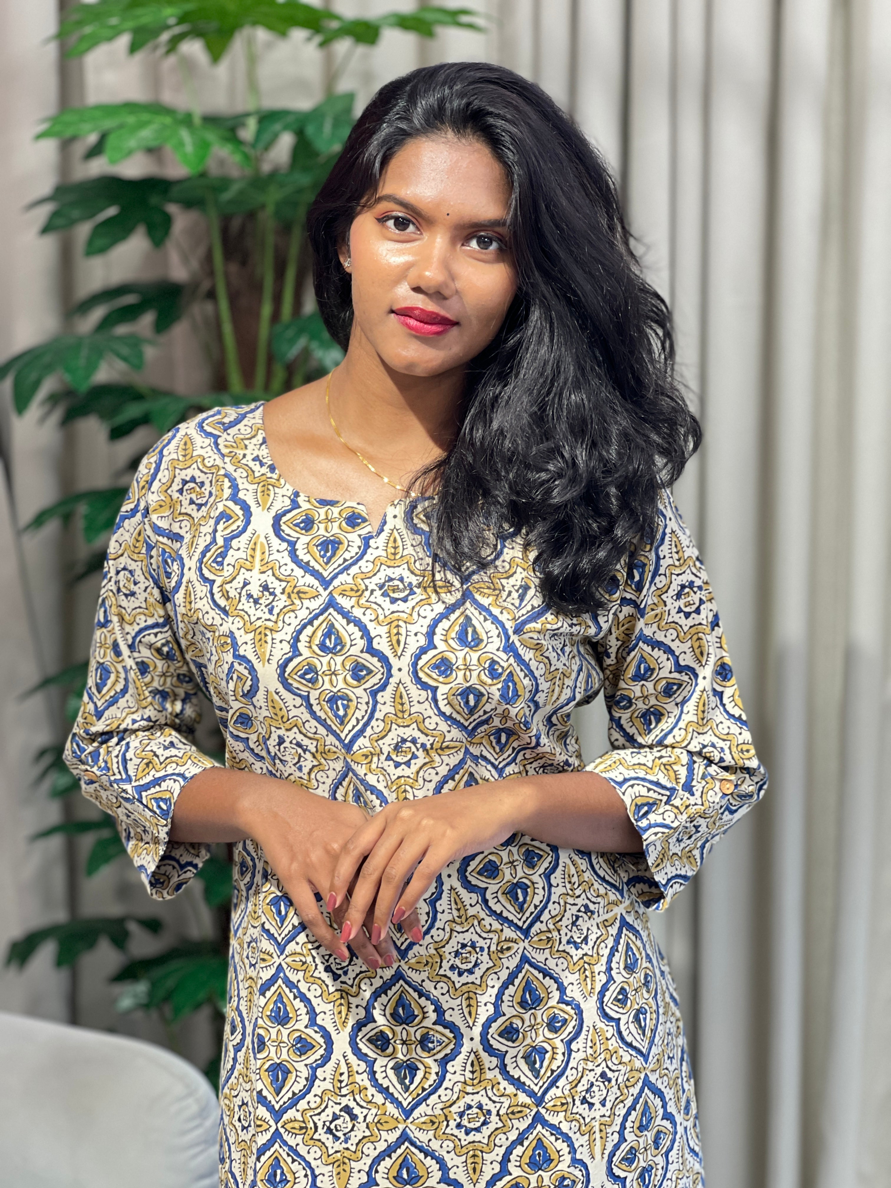 Print Cotton Kurta | RMLA127