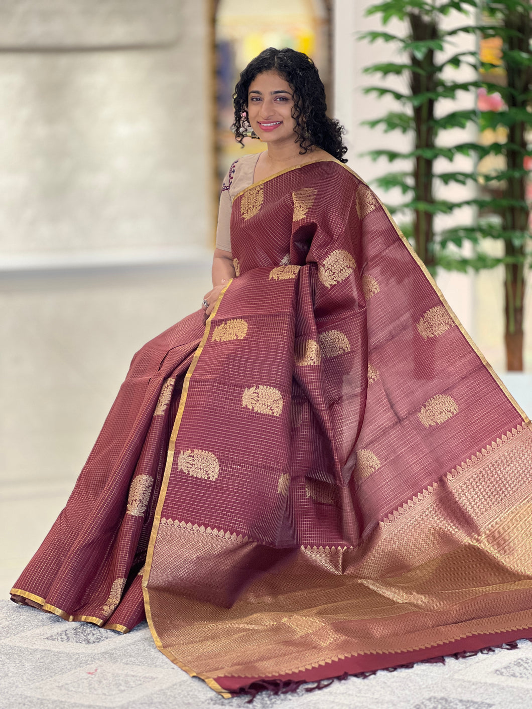 Hand Woven Kanchipuram Saree | AK148