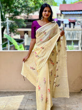 Multi Colour  Embroidery Silky Kota Saree | BLD284
