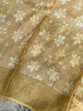 Floral Digital Print Pure Tussar Saree | COC108