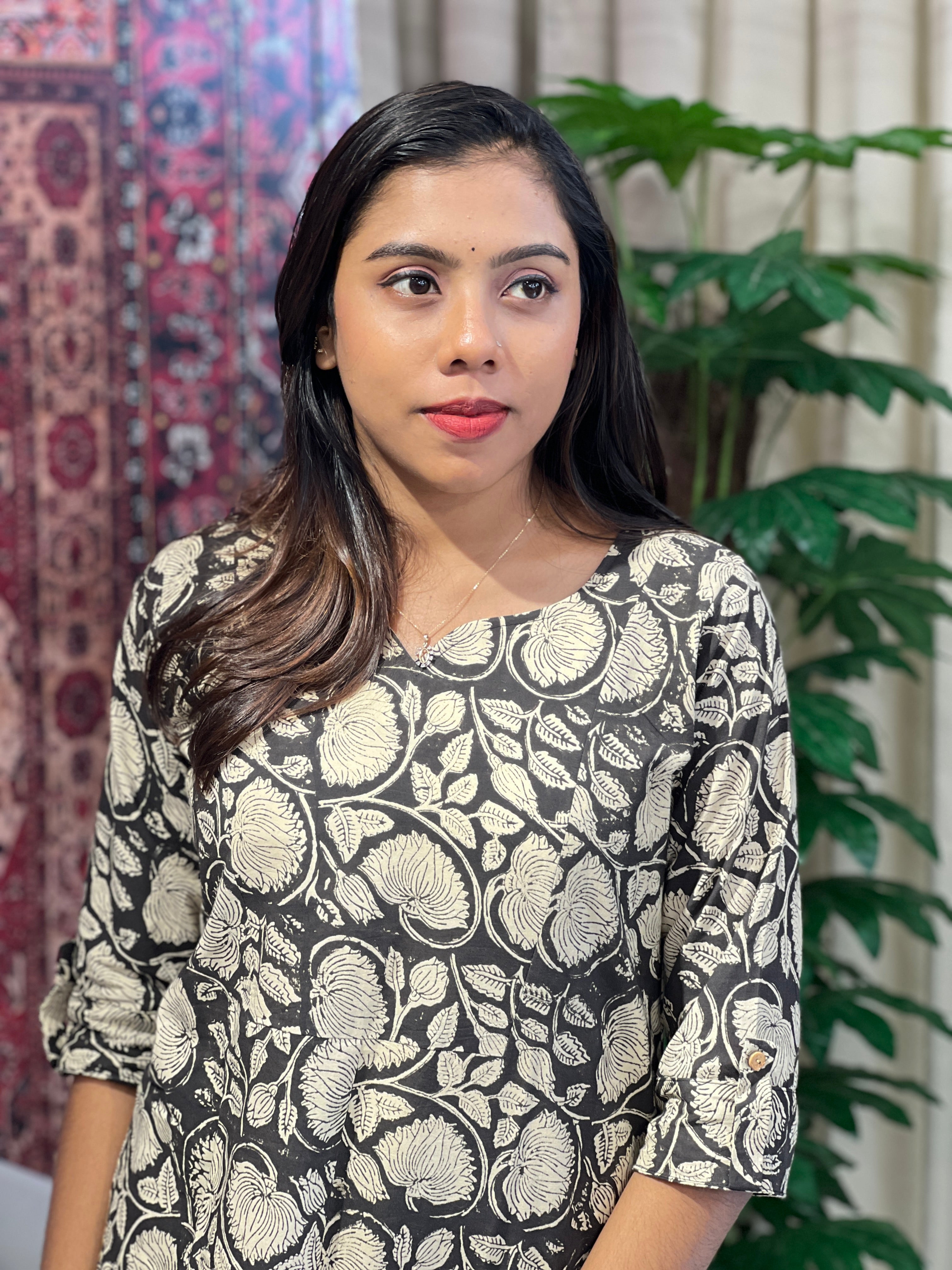 Printed Cotton Kurta | RMLA111